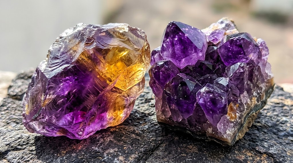 AMÉTRINE + AMÉTHYSTE
