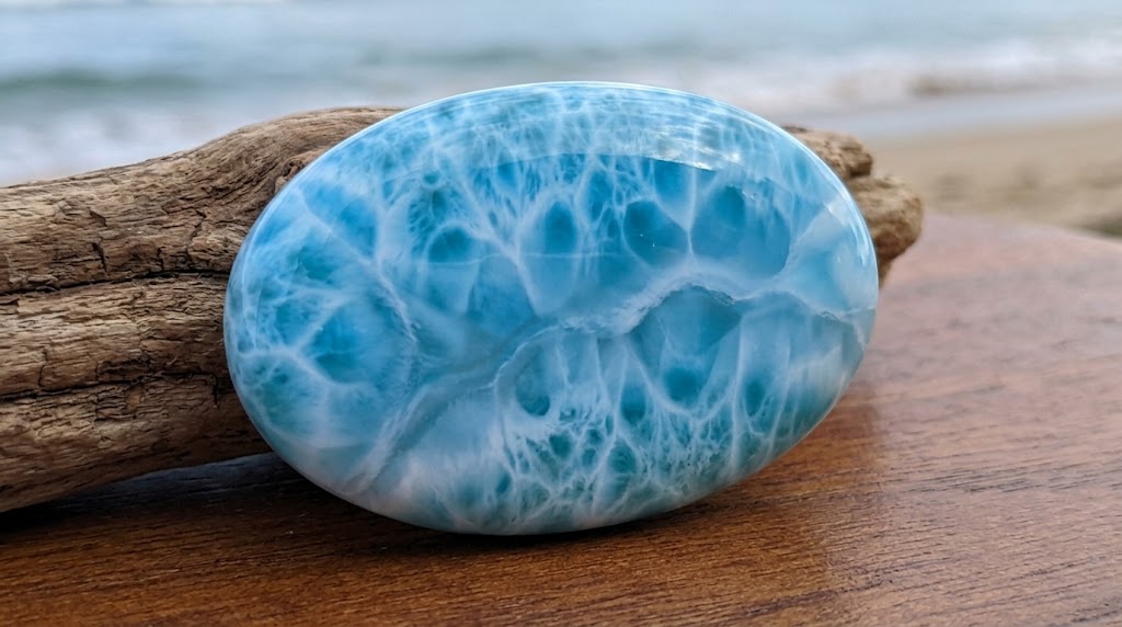 LARIMAR (ou Pectolite)