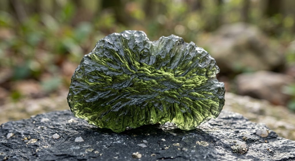 MOLDAVITE (Tectite)

